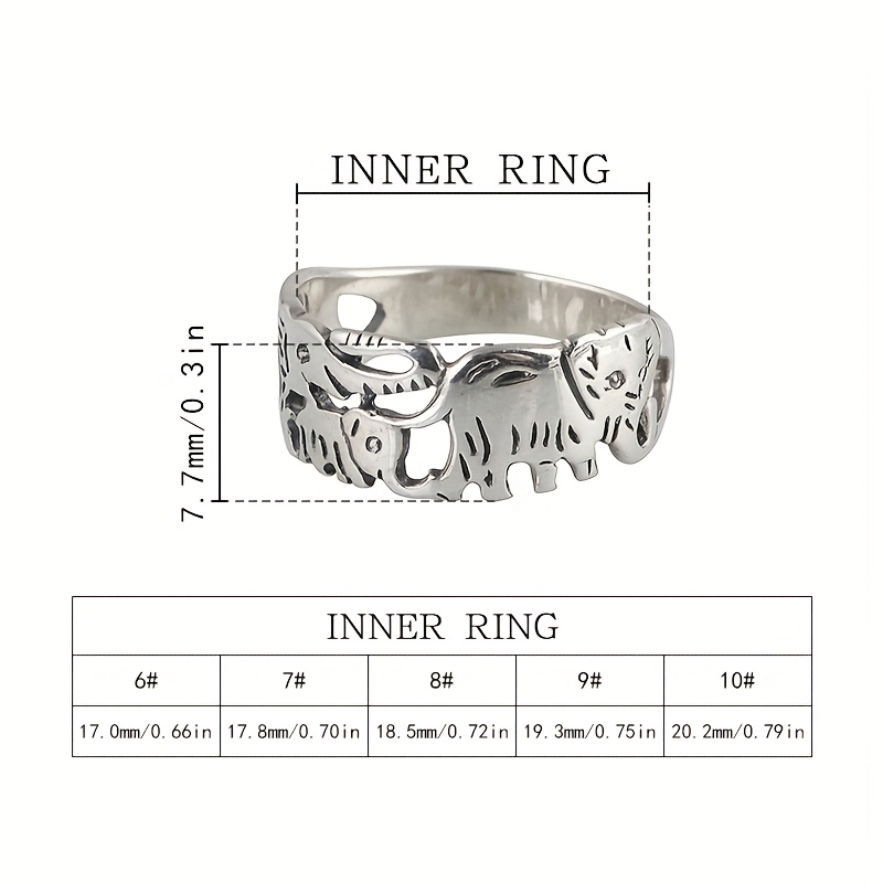 HappyFamily Elephant Ring — Good Luck Charm